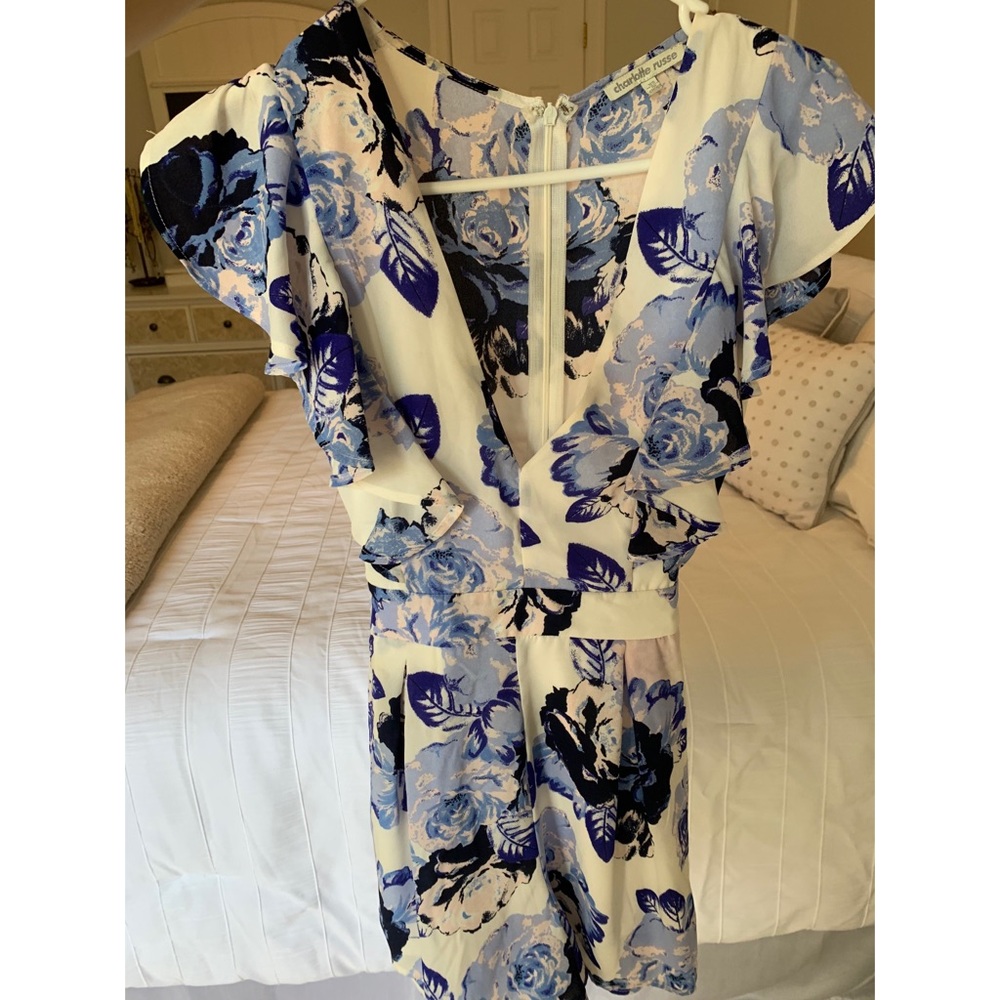 Charlotte Russe floral romper